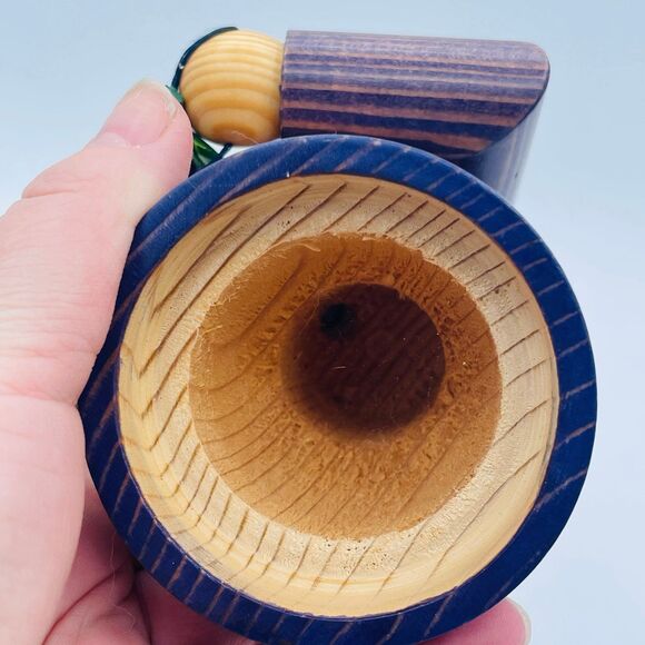 VTG Merck’s Family Old World Christmas Incense Holder Man Serving Wine German - Picture 9 of 11